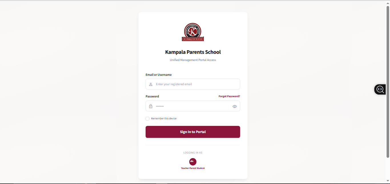 Kampala Parents School System